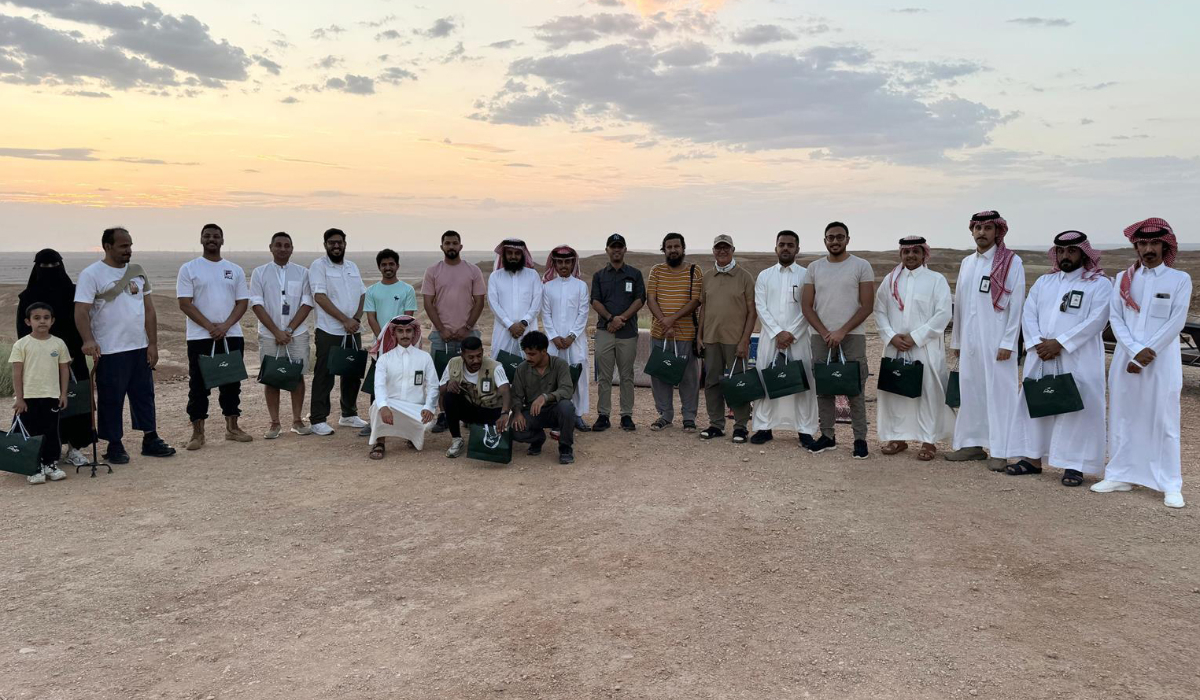 Some 25 participants, including tourist guides, hiking enthusiasts and local community members, attended the event to obtain skills in identifying hazards faced by outdoor sports practitioners. (SPA)