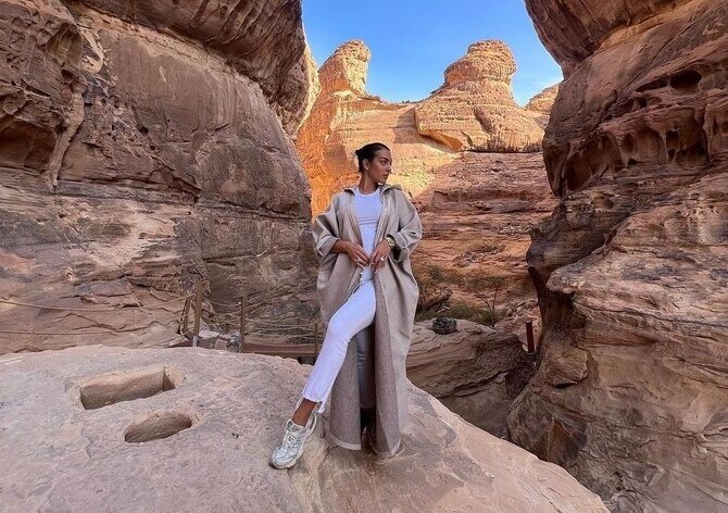 Netflix’s “Soy Georgina” (“I Am Georgina”) is back, and this time it explores Argentine model Georgina Rodriguez’s life after her move to Saudi Arabia. (Screenshot)