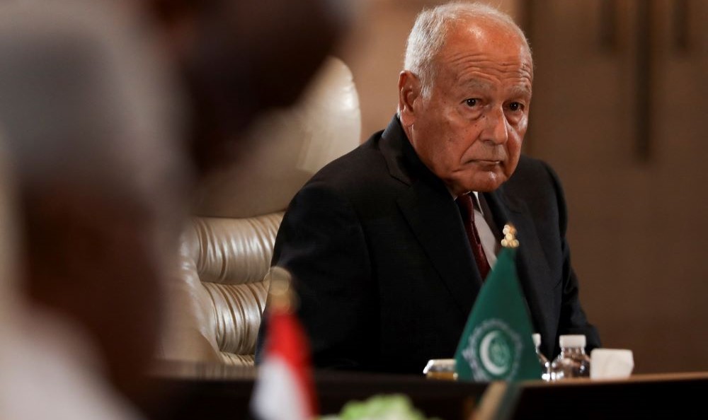 Secretary-General of the Arab League Ahmed Aboul Gheit attends a coordination meeting of the contact group of the Organization of Islamic Cooperation (OIC), Amman, Jordan, Sept. 18, 2024. (Reuters)