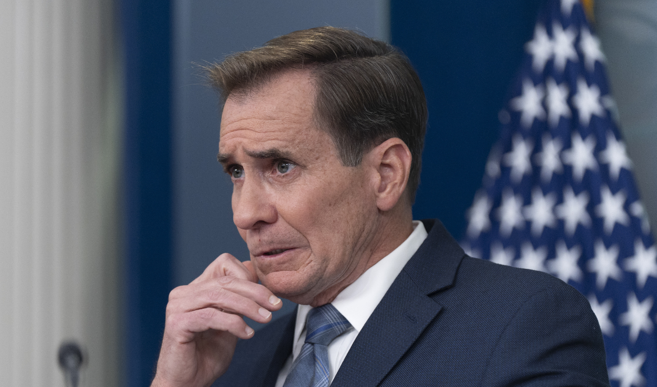 National Security Council spokesman John Kirby, listens to questions during the daily briefing at the White House in Washington, Wednesday, Sept. 18, 2024. (AP)