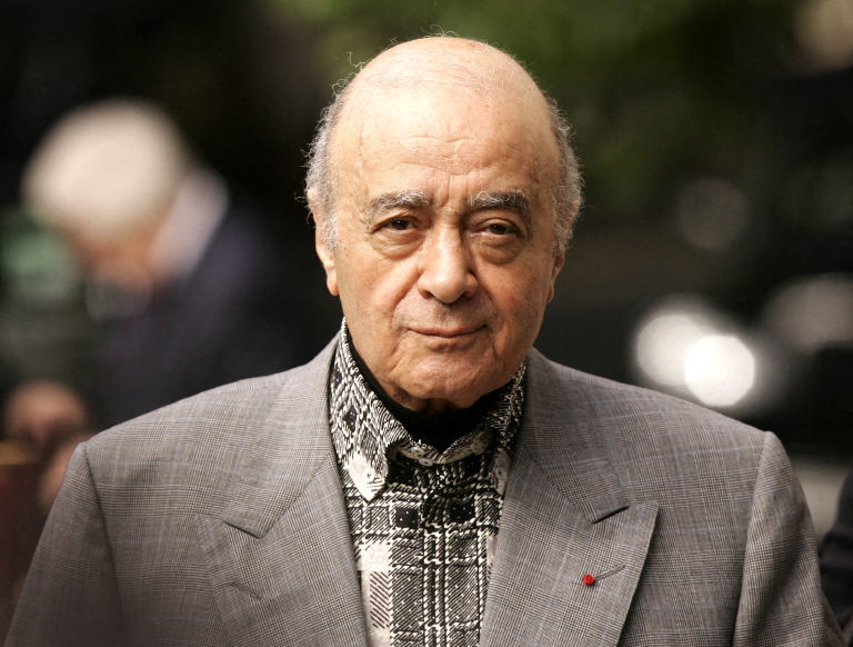 File photo Harrods department store owner Mohamed Al Fayed (AFP)