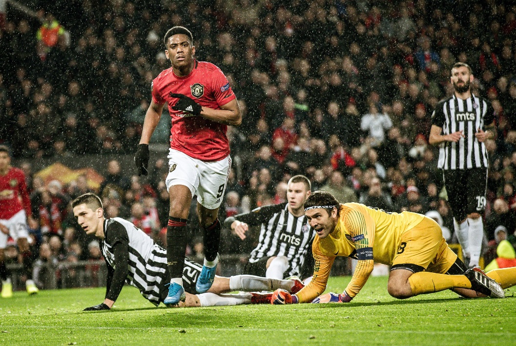 Former Manchester United forward Anthony Martial has penned a three-year deal with AEK Athens, the Greek first division club announced on Thursday. (X/@ManUtd)
