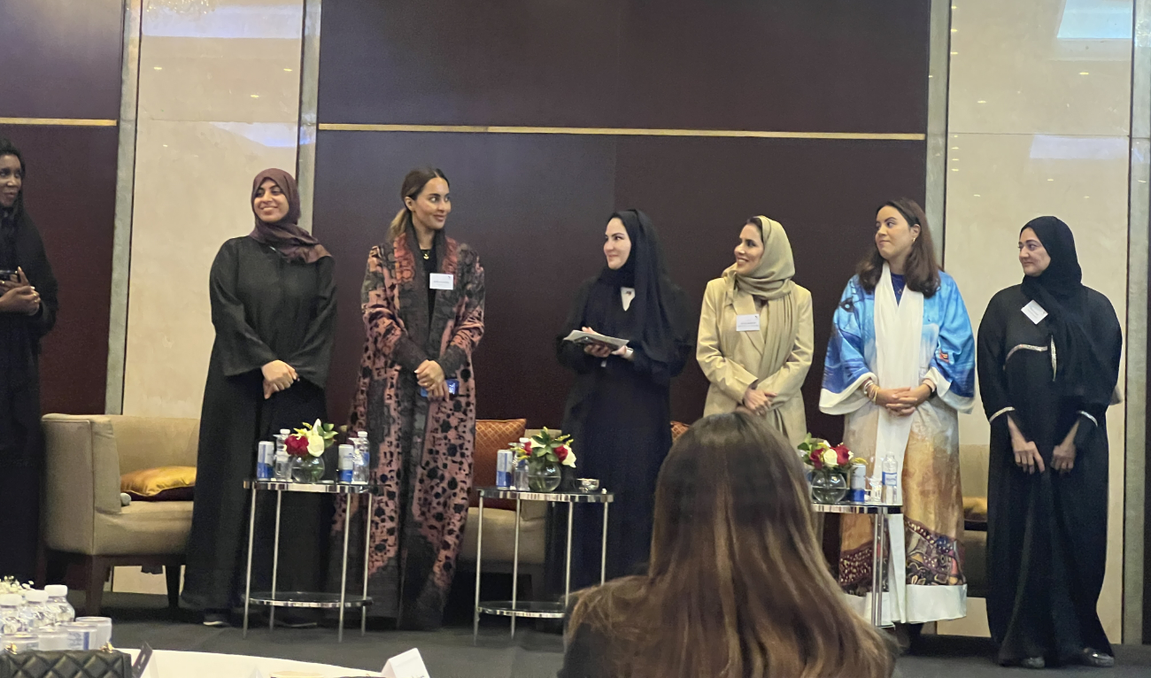 The Atlantic Council’s Middle East Initiatives hosted a panel discussion titled ‘Empower Me’ on Wednesday in Riyadh. (AN photo by Rahaf Jambi)