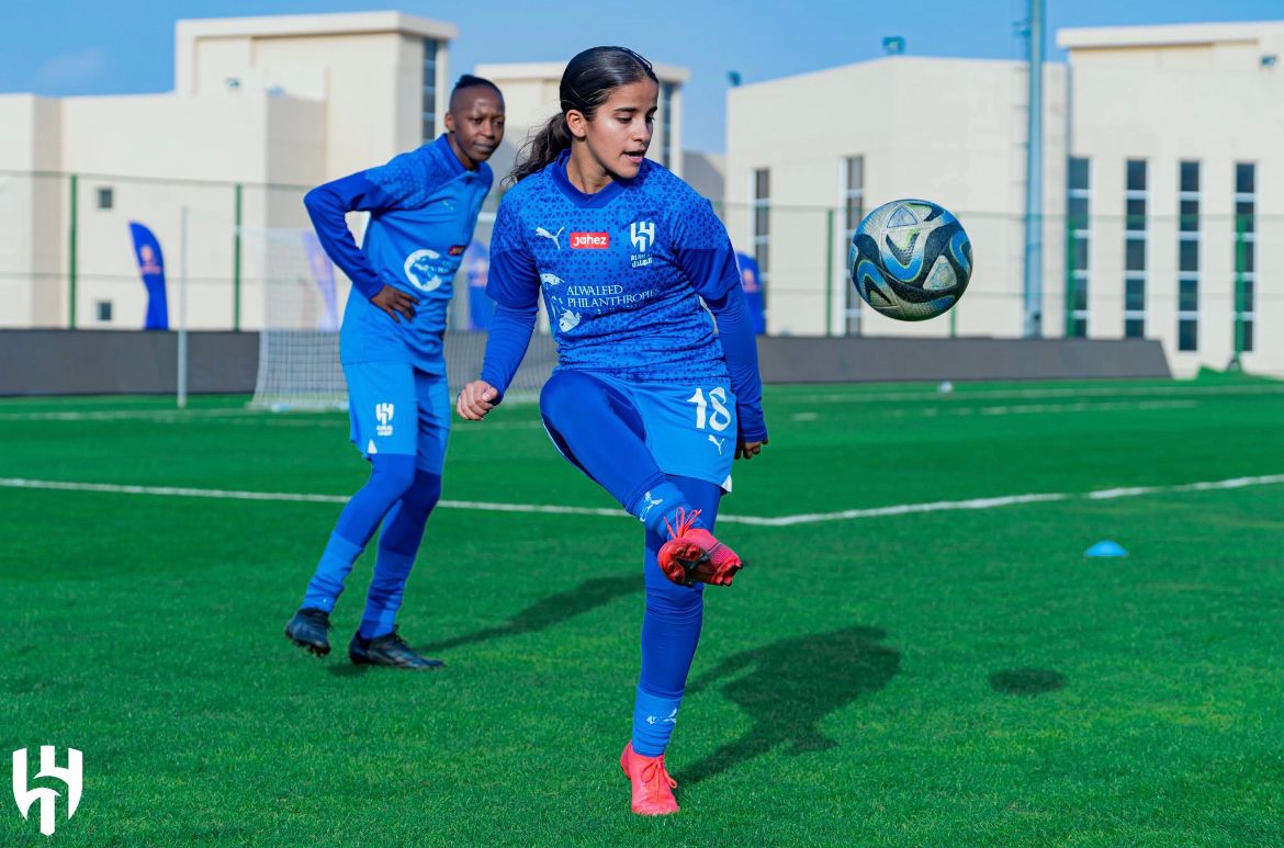 Majd Alotaibi from Al-Hilal and the Saudi women’s national team player. (Supplied)
