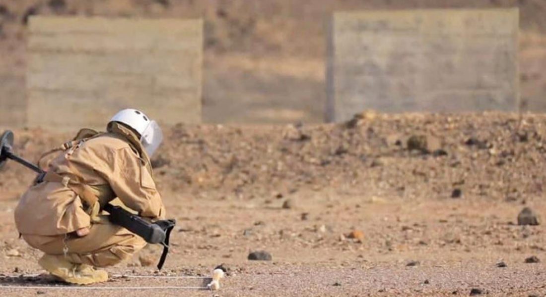 The initiative trains local demining engineers and provides them with modern equipment. (Supplied)
