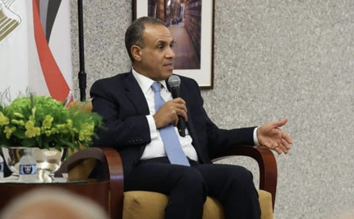 Egyptian FM Badr Abdelatty. (Egyptian Foreign Ministry Facebook)