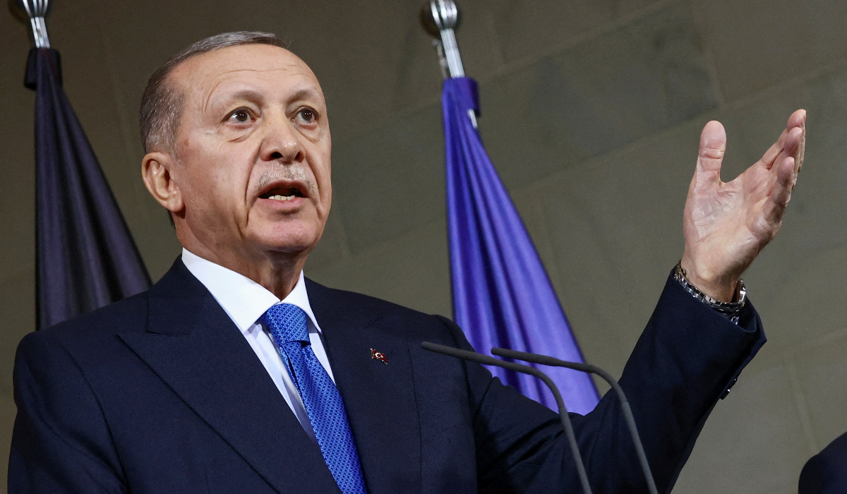 Turkish President Recep Tayyip Erdogan. (REUTERS)
