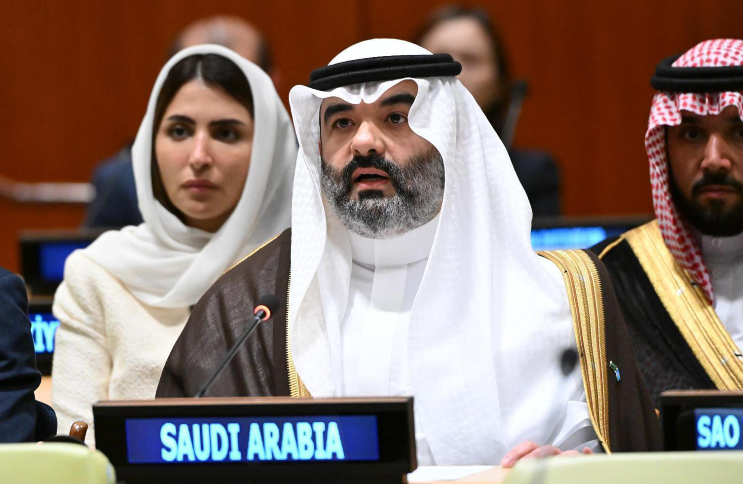 Al-Swaha noted Saudi Arabia’s collaboration with the UN’s International Telecommunication Union to study ways to bridge the digital divide, as 2.6 billion people. (SPA)