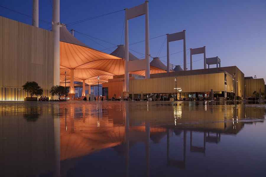 The 2023 Islamic Arts Biennale at the Western Hajj Terminal of King Abdulaziz International Airport. (Diriyah Biennale Foundation)