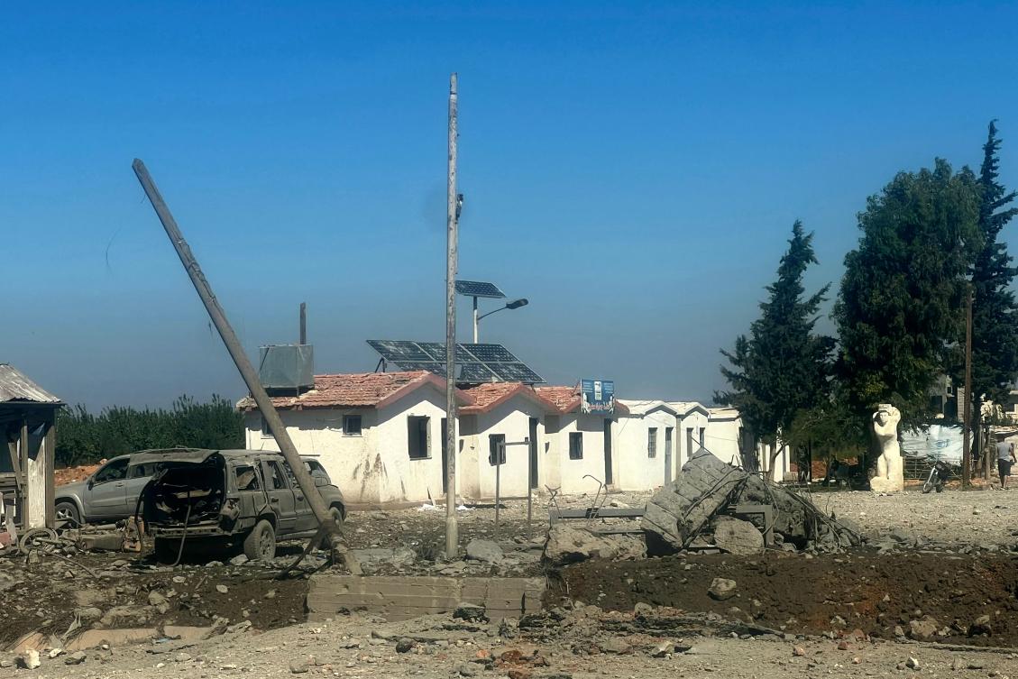 The Israeli military said on September 26 that its fighter jets struck infrastructure on the Syria-Lebanon border used by Hezbollah, as cross-border attacks continued amid calls for a ceasefire. (AFP)