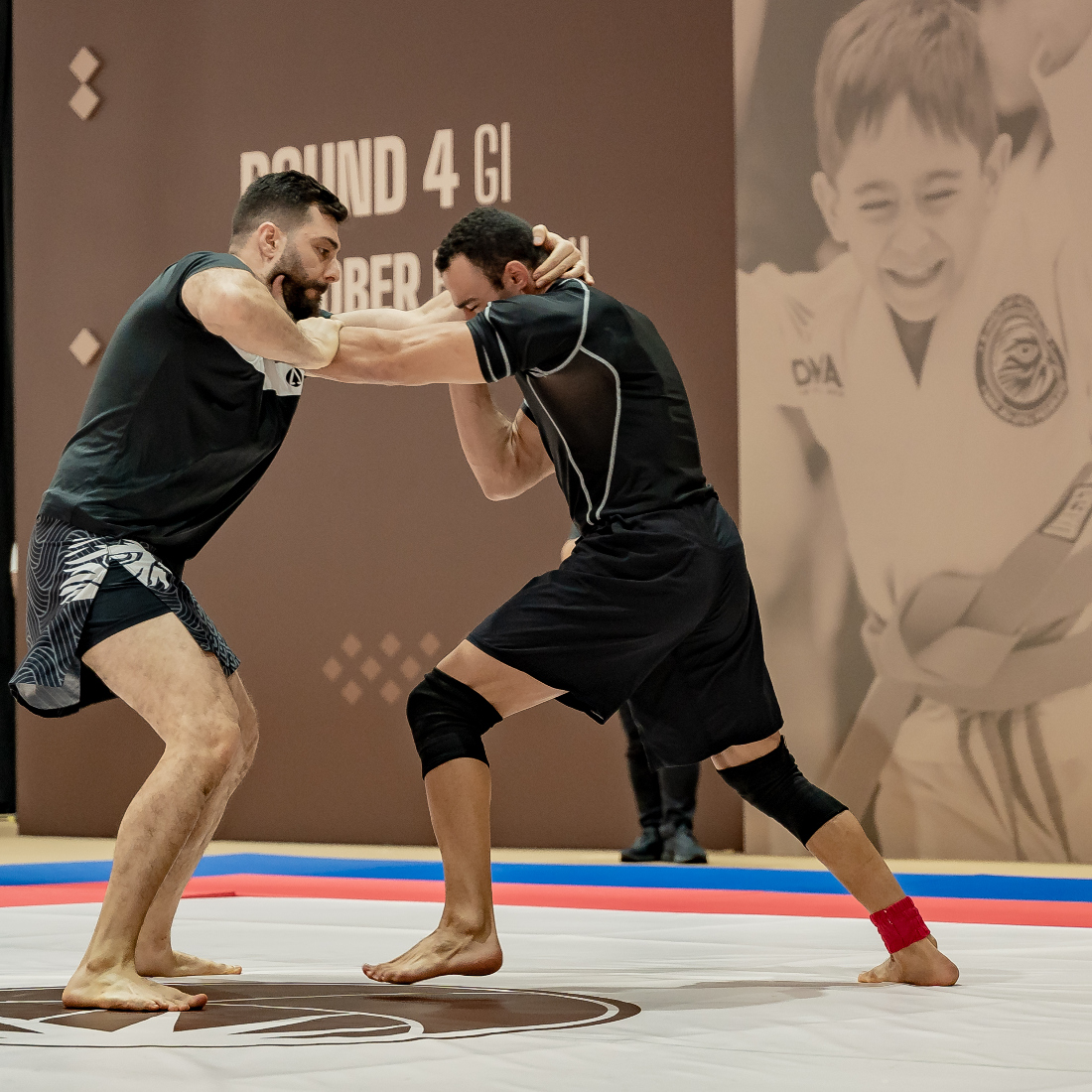 Action from the Masters competition at the Khaled bin Mohamed bin Zayed Jiu-Jitsu Championship in Sharjah. (Supplied)