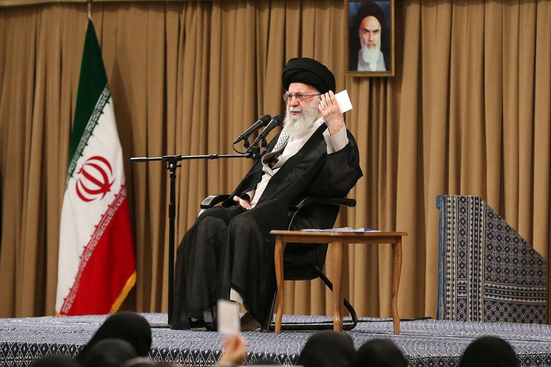 Iran's Supreme Leader Ayatollah Ali Khamenei earlier said Israel's killing of top Hezbollah commanders couldn't bring the Iran-backed Lebanese militant group to its knees. (File/AFP)