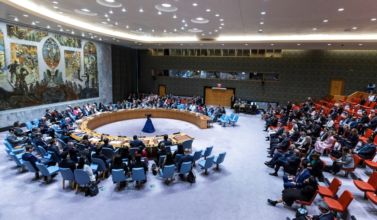 A general view of a Security Council meeting at United Nations headquarters. (REUTERS file photo)
