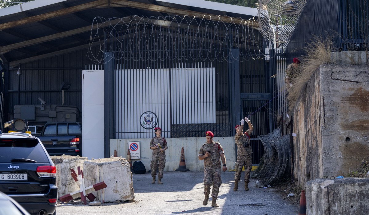 US Embassy Beirut personnel are restricted from personal travel without advance permission,” the State Department said in a statement. (AP file photo)