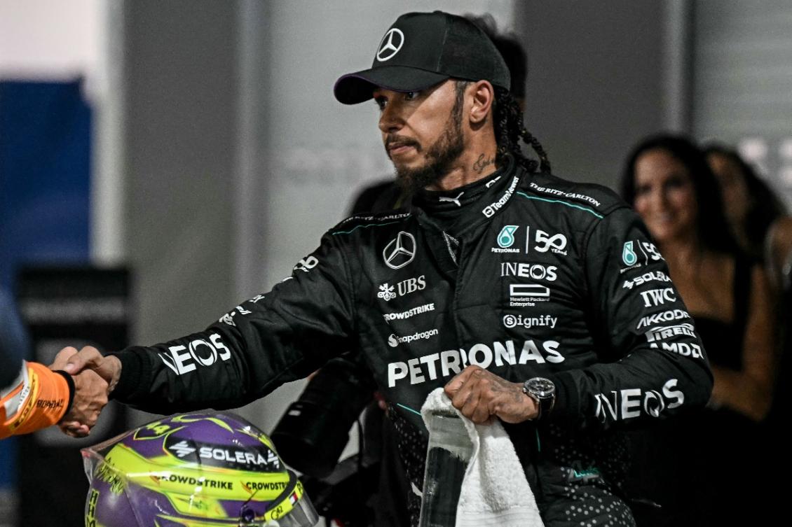 Hamilton said he has battled with depression as an adult, and has found it difficult to open up about his journey. (AFP)
