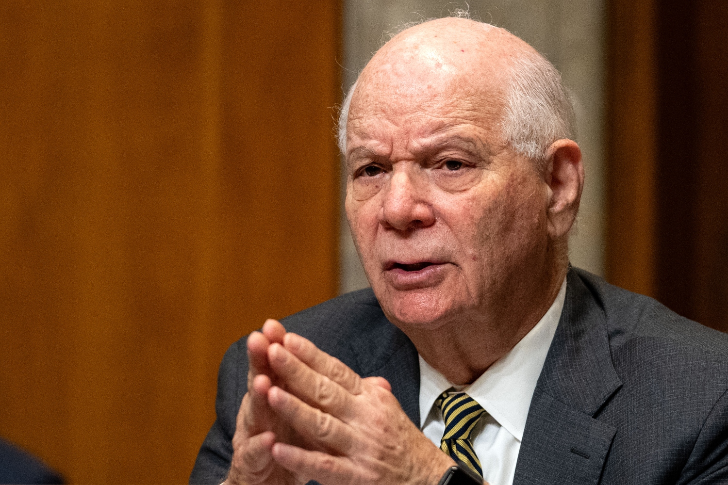 A campaign showcasing human rights challenges,launched by Sen. Cardin, excludes references to violations committed by Israel-AFP