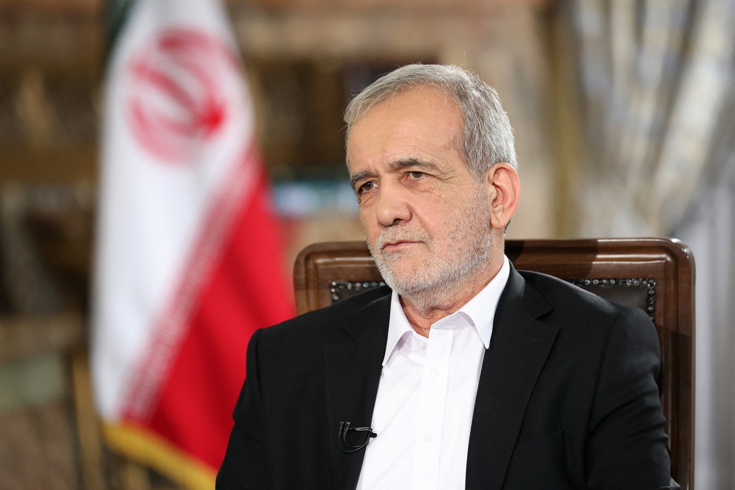Iranian President Masoud Pezeshkian is expected to maintain the supreme leader’s focus on cooperation with Eastern powers (AFP)