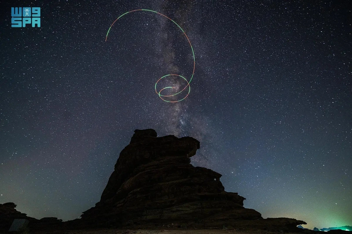 Celestial beauty of Hasma desert in northwest KSA
