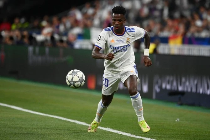 Brazilian striker Vinicius Junior has called for Spain to be stripped of its 2030 World Cup hosting duties unless it makes progress on the issue of racism in stadiums. (AFP/File)