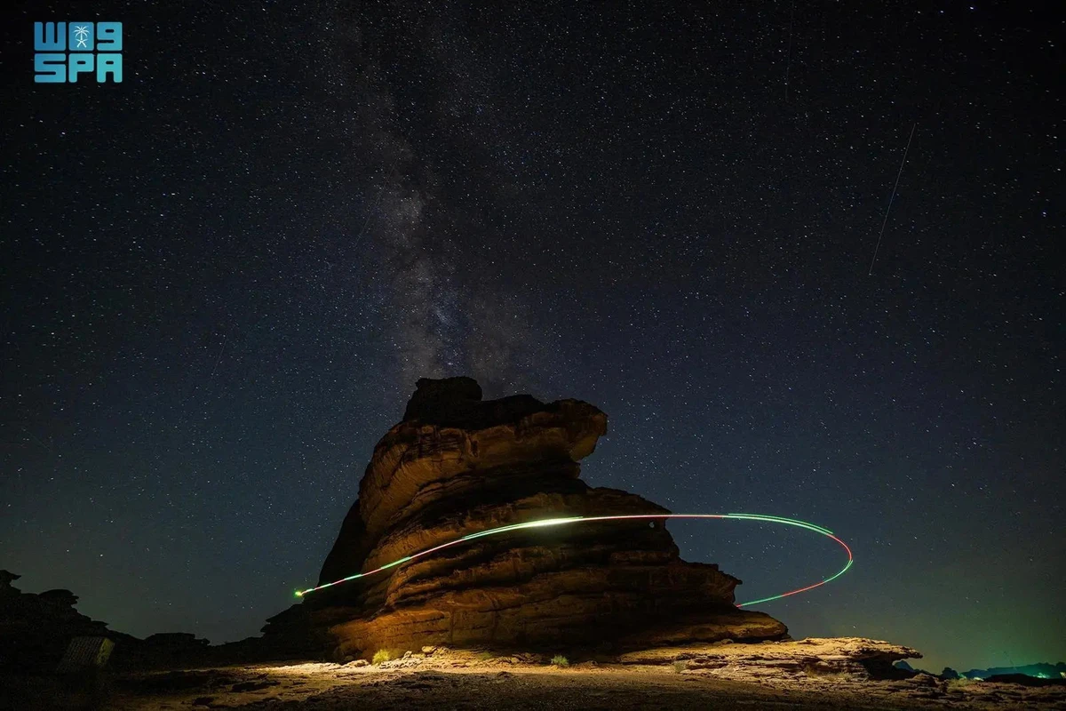 Celestial beauty of Hasma desert in northwest KSA