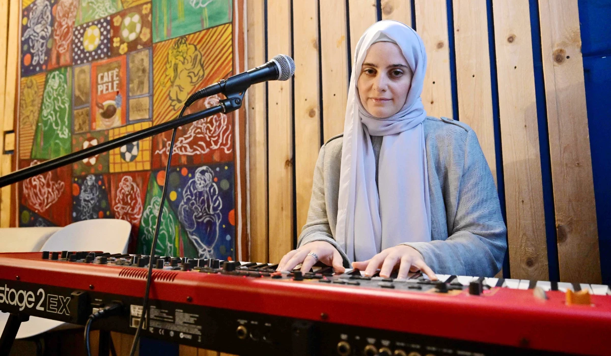 Hijab-wearing singer Ghaliaa Chaker looks to inspire