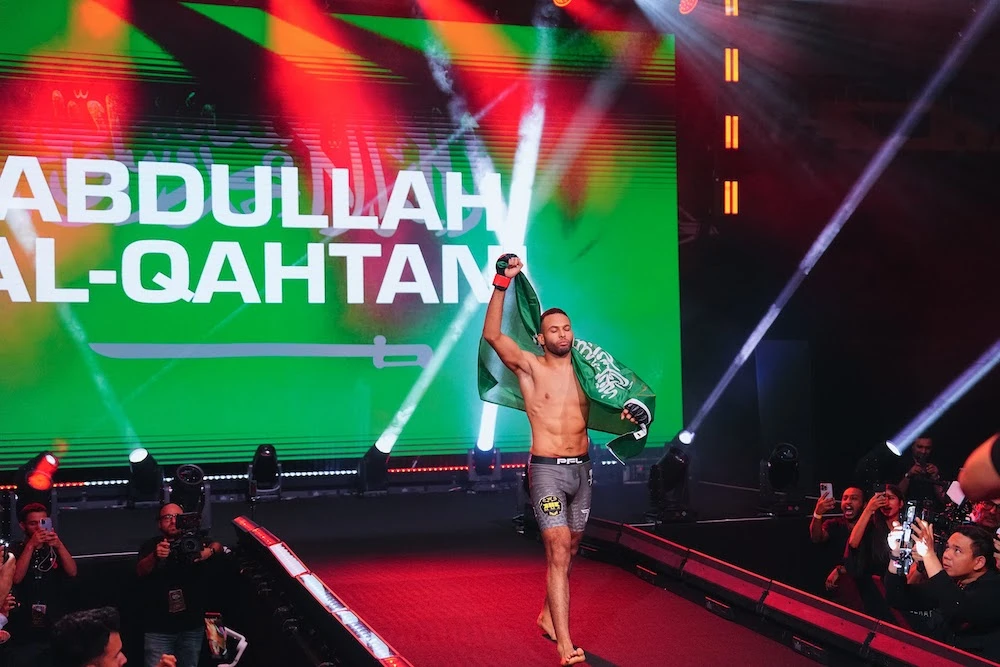 Saudi Arabia’s Abdullah Al-Qahtani has a record of 4-0 in the Professional Fighters League. (PFL)