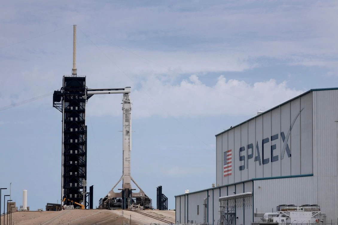 Tech entrepreneur Jared Isaacman, along with a pair of SpaceX engineers and a former Air Force Thunderbirds pilot, launched before dawn aboard a SpaceX Falcon 9 rocket from Florida. (Getty Images/AFP)