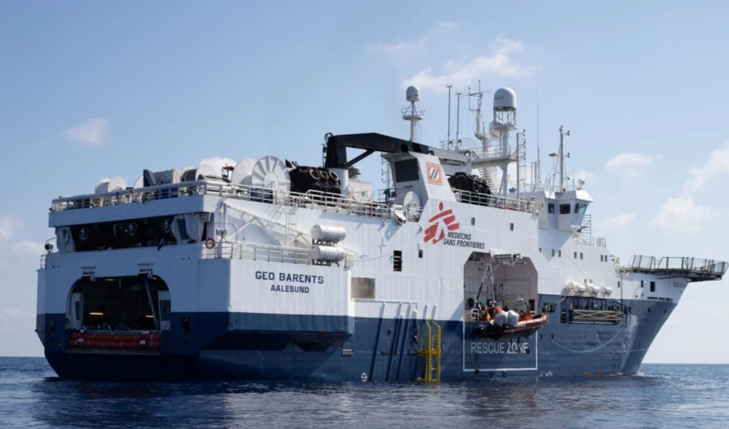 The president of medical charity Doctors Without Borders (MSF) accused Italy's hard-right government Wednesday of seeking to criminalise humanitarian aid to drowning migrants, after authorities detained its rescue ship. (X/@MSF_Sea)