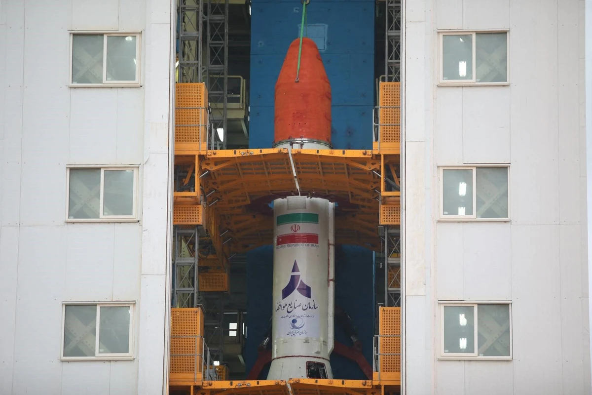 Iran on January 28 said it simultaneously launched three satellites into orbit, nearly a week after the launch of a research satellite by the Revolutionary Guards drew Western criticism. (File/AFP)