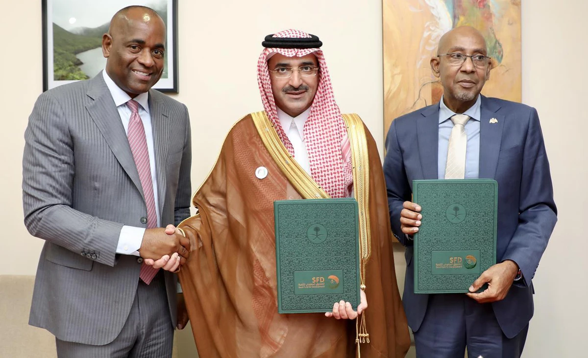 The agreement was signed by the fund’s CEO Sultan Al-Marshad and Dominican Minister of Finance Irving McIntyre. (SPA)