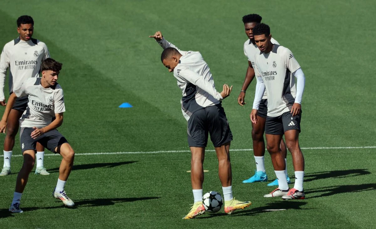 Defender Eder Militao did not train on Monday but Ancelotti said the Brazilian would also be ready for the clash. (AFP)