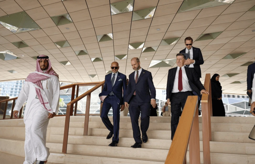 UK Secretary of State for Business and Trade Jonathan Reynolds during his visit to Riyadh. X/@jreynoldsMP