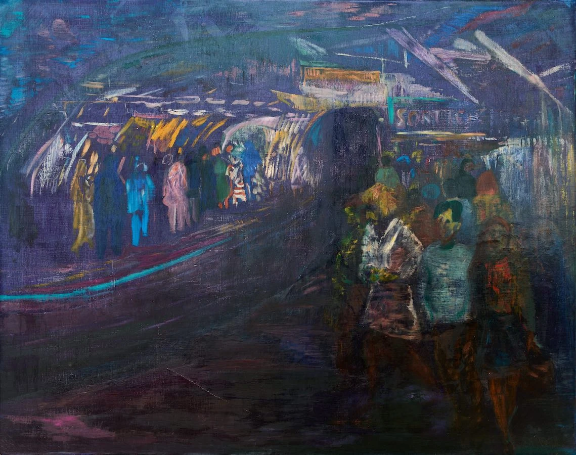 Farid Aouad, ‘Sortie de Metro.’ (Supplied)