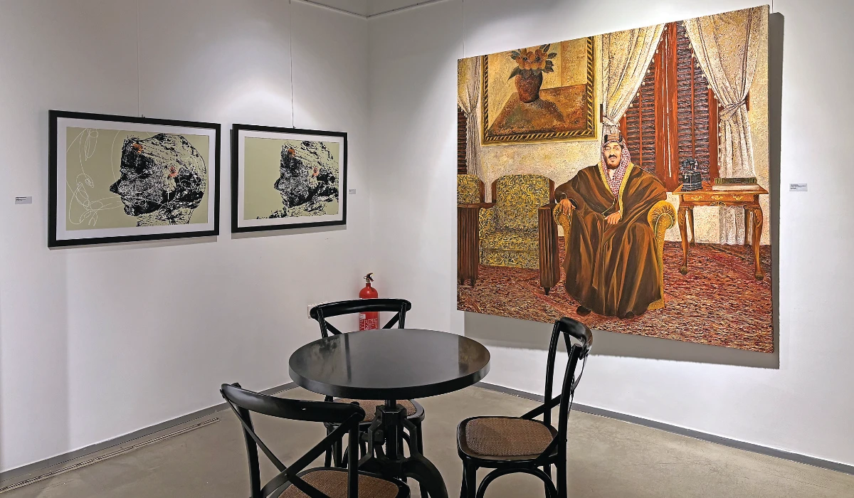 Running until Oct. 5, the exhibition at Naila Gallery in the Kingdom’s capital features a diverse range of both Saudi and international artists reflecting Saudi Arabia’s global reach and influence. (Supplied)