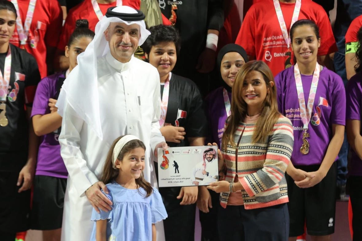 Maram Al-Butairi got into coaching when her daughter, now 15, started to play football. (Supplied)