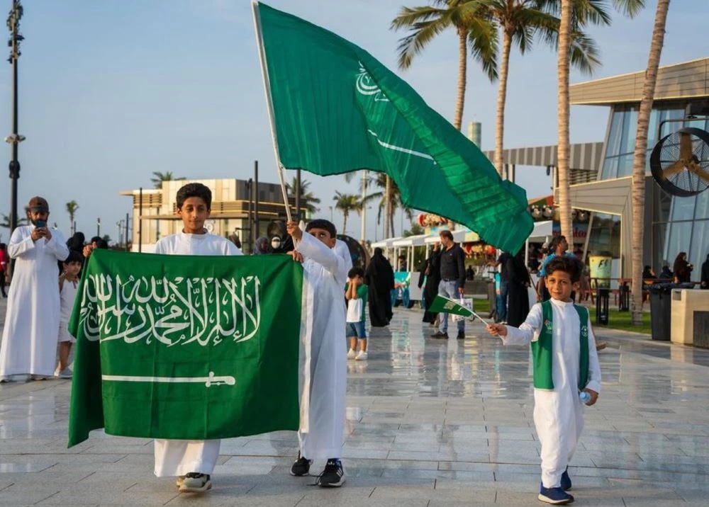 Residents and visitors alike were treated to a vibrant display of Saudi culture in Jeddah as part of National Day celebrations. (AN Photo)