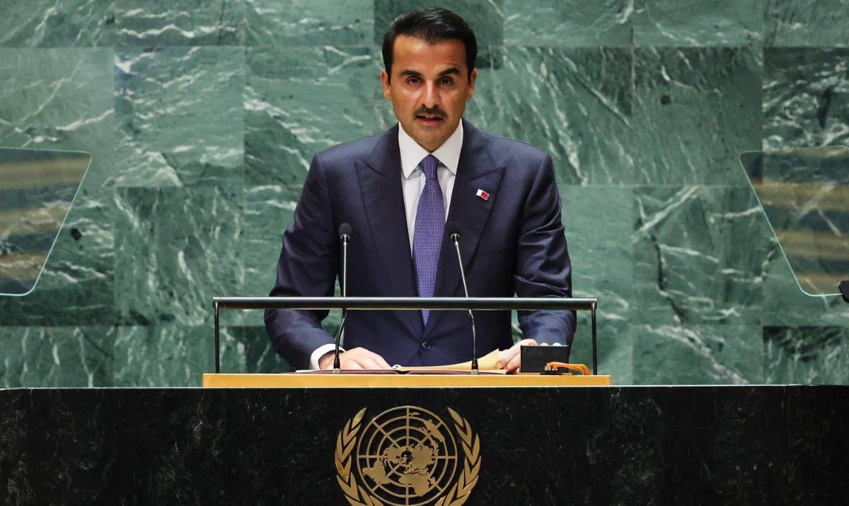 Qatari emir criticizes ‘international failure’ of Palestine in UNGA address