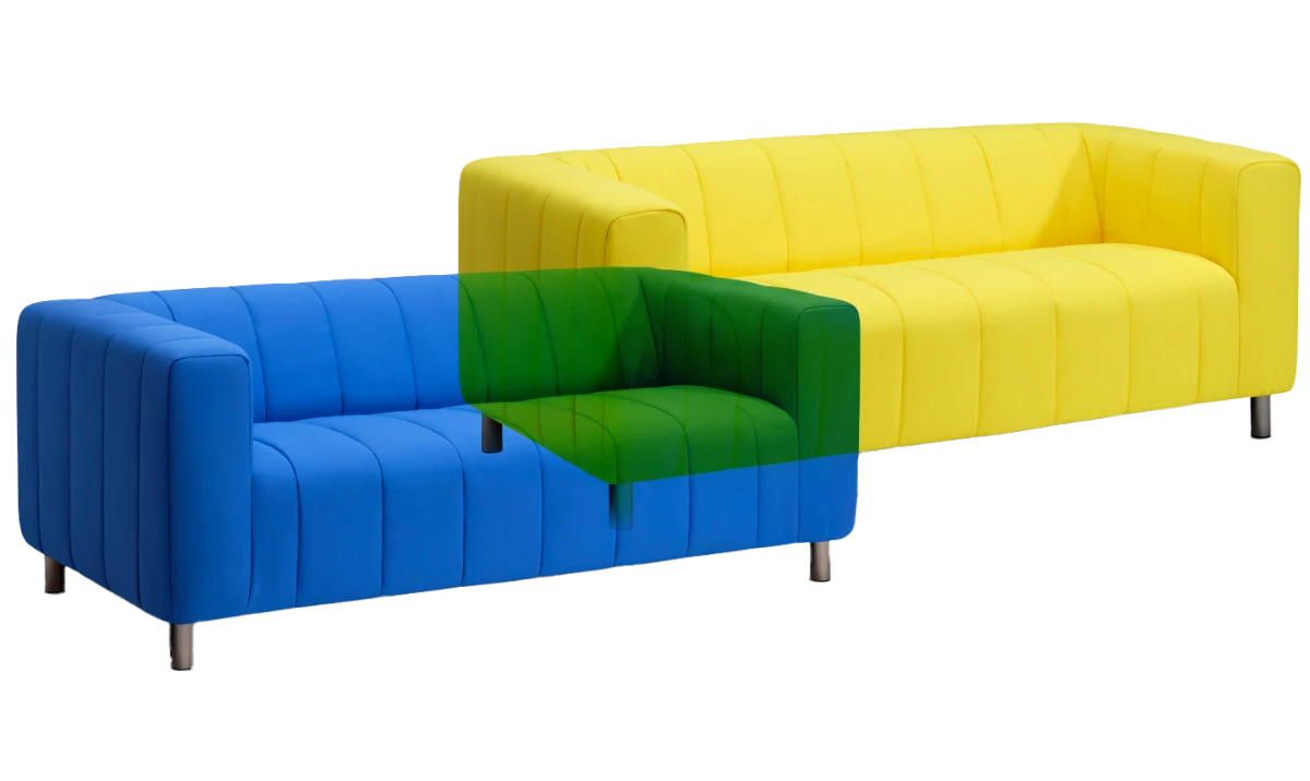 The campaign is based on the insight that the Saudi green color is a blend of IKEA’s blue and yellow colors.