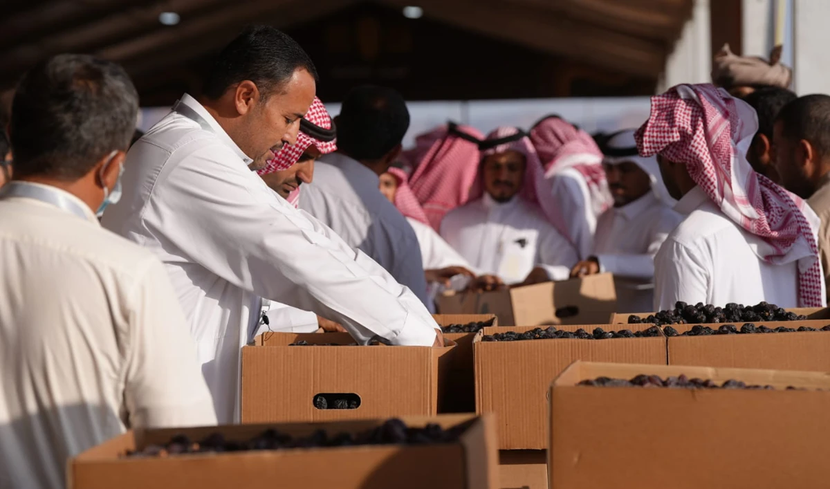 The AlUla Dates Auction allows AlUla farmers to showcase their date products to buyers and investors from within and outside the Kingdom. (Supplied)