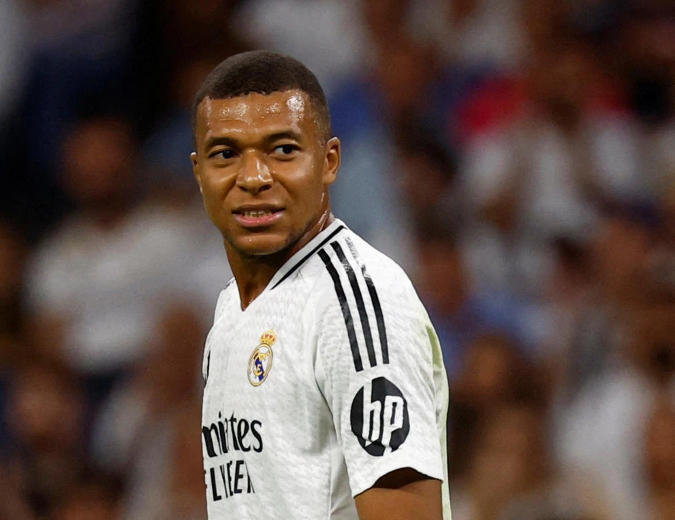 Mbappé will be sidelined for an unspecified period after he hurt a hamstring, the club said this week. His injury came after the France star scored his seventh goal this season for Madrid in a win over Alavés. (REUTERS)
