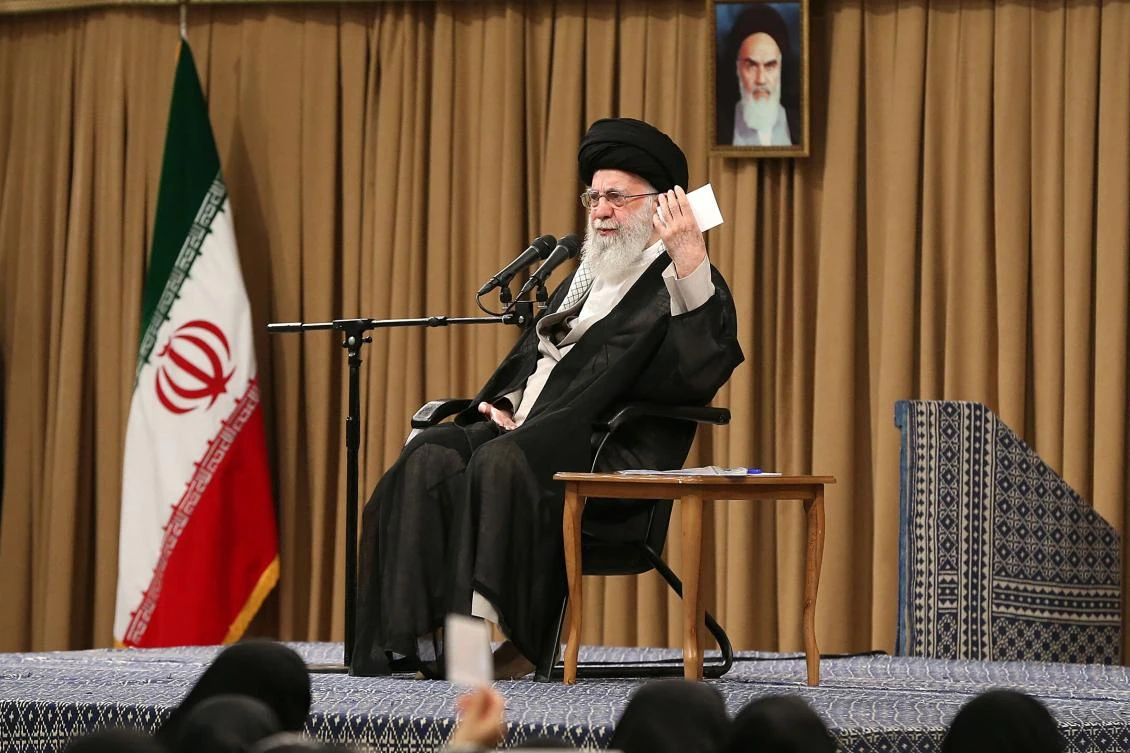 Iran's Supreme Leader Ayatollah Ali Khamenei earlier said Israel's killing of top Hezbollah commanders couldn't bring the Iran-backed Lebanese militant group to its knees. (File/AFP)