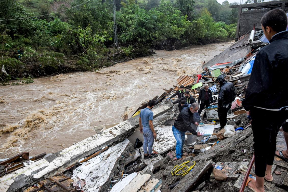 In 2022, heavy rains in Iran’s south left at least 80 people dead and caused damage estimated at about $200 million.. (File/AFP)