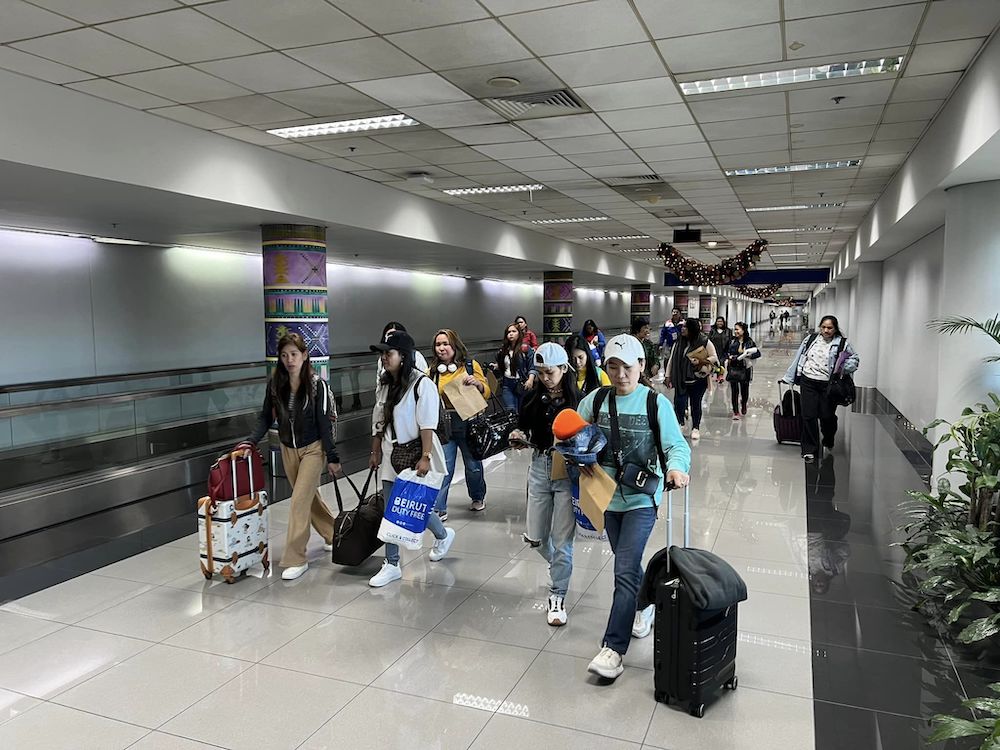 The Philippine government has placed Lebanon under its “Alert Level 3,” which calls on over 11,000 Filipinos living and working there to voluntarily return home. (Department of Migrant Workers file photo)
