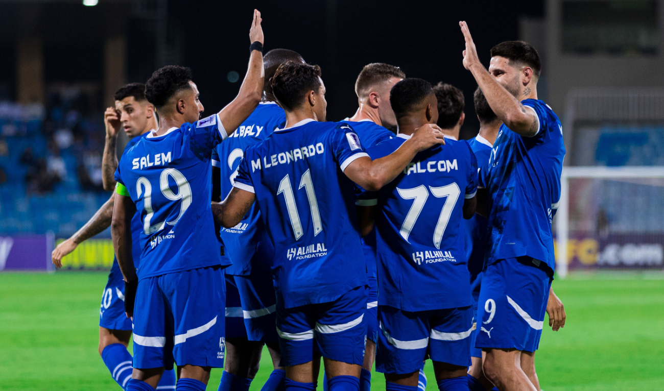 Al-Hilal thrashed Al-Shorta of Iraq 5-0 on Tuesday. (X/@Alhilal_FC)