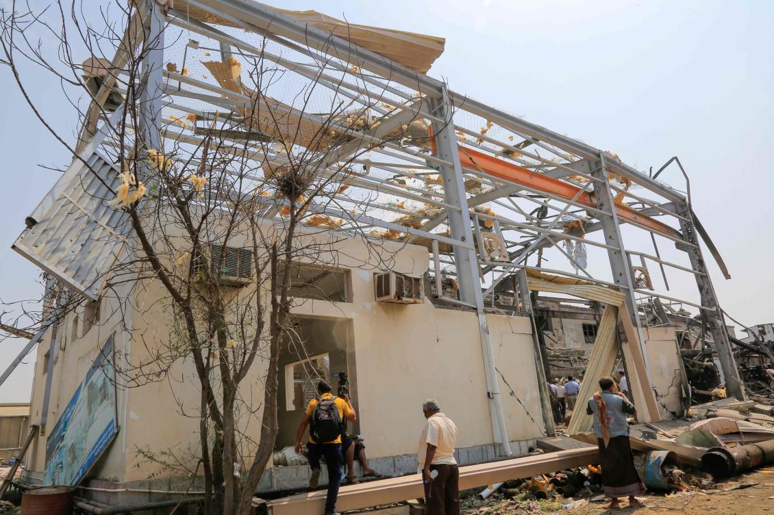 Israeli air strikes on Yemen killed four people on September 29 and wounded more than 30 after Israel's military said it struck targets in the Iran-backed militia's territory including Hodeida. (File/AFP)