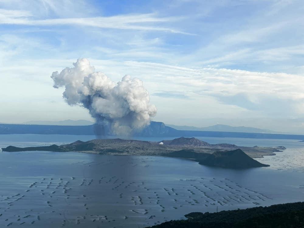 Despite standing at only 311 meters, Taal can be deadly and an eruption in 1911 killed more than 1,300 people. (Facebook: Bayani Bacuño)