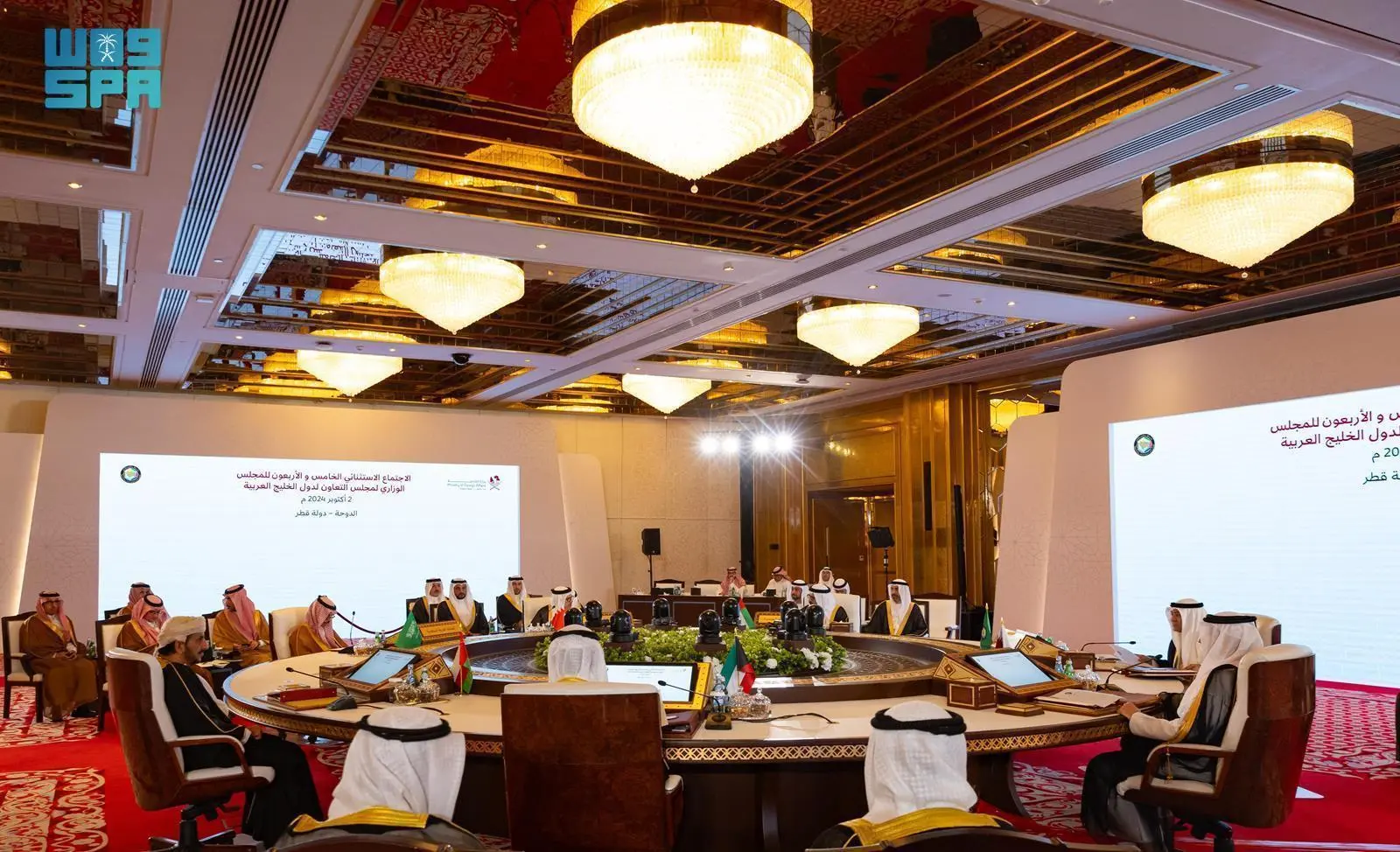 The GCC’s Ministerial Council has condemned the escalation of conflict in Lebanon and Palestine and has warned that this poses a threat to regional and global security. (SPA)