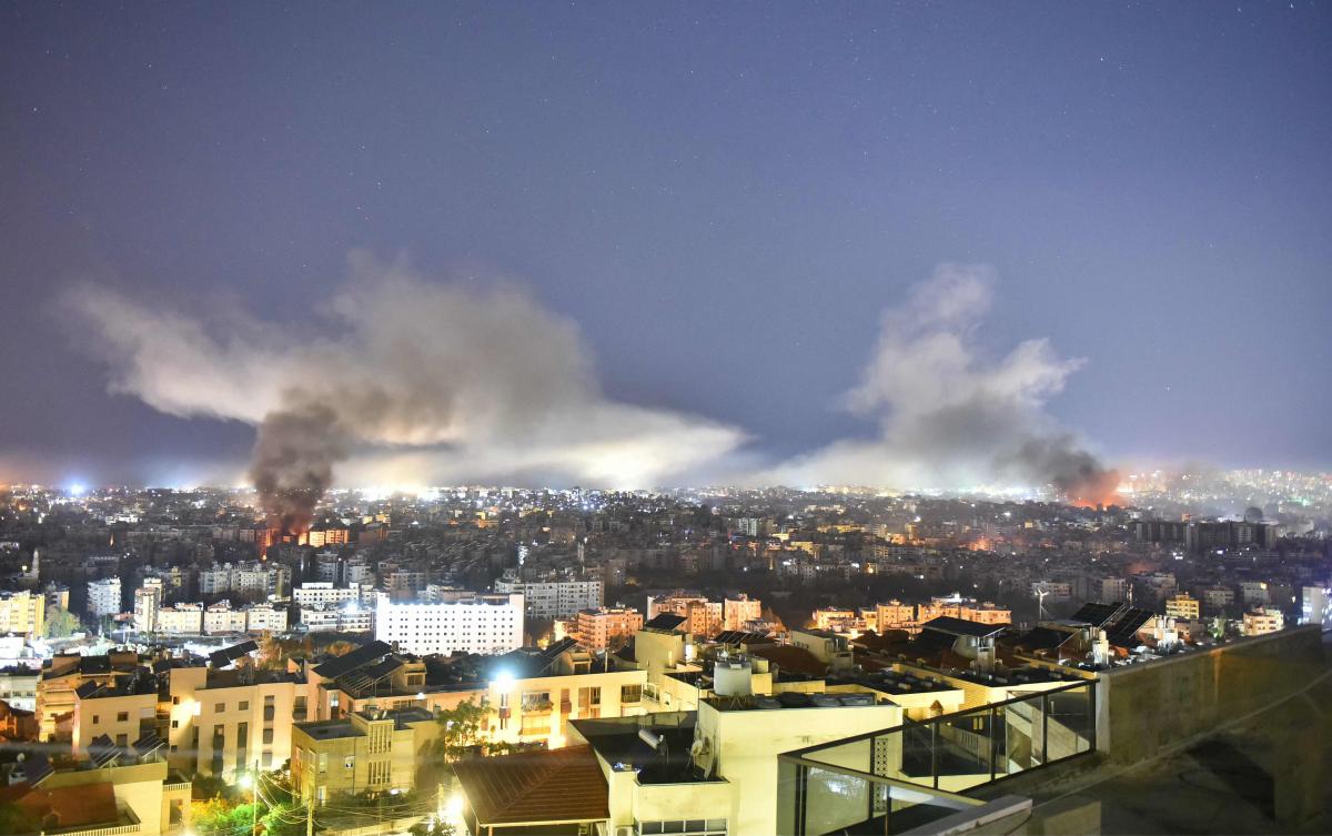 Israel continued to strike Beirut overnight, killing at least six people. (AFP)
