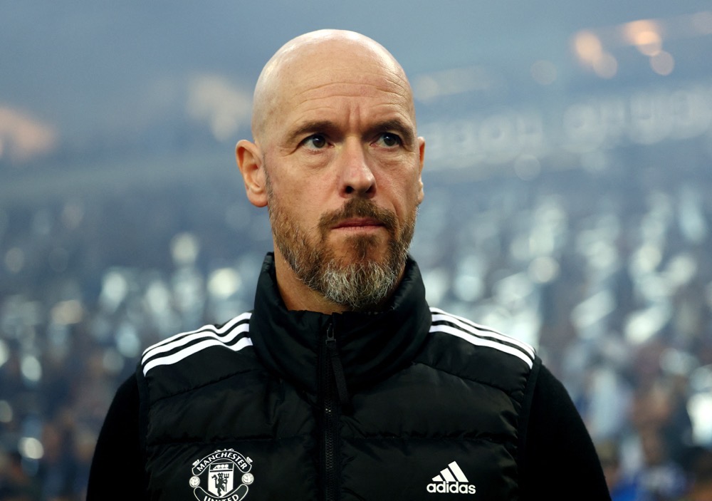 Manchester United manager Erik ten Hag. (Reuters)