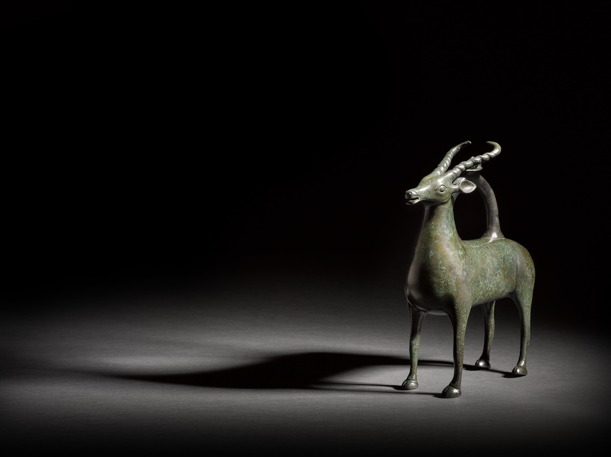 Umayyad bronze buck. (Supplied)